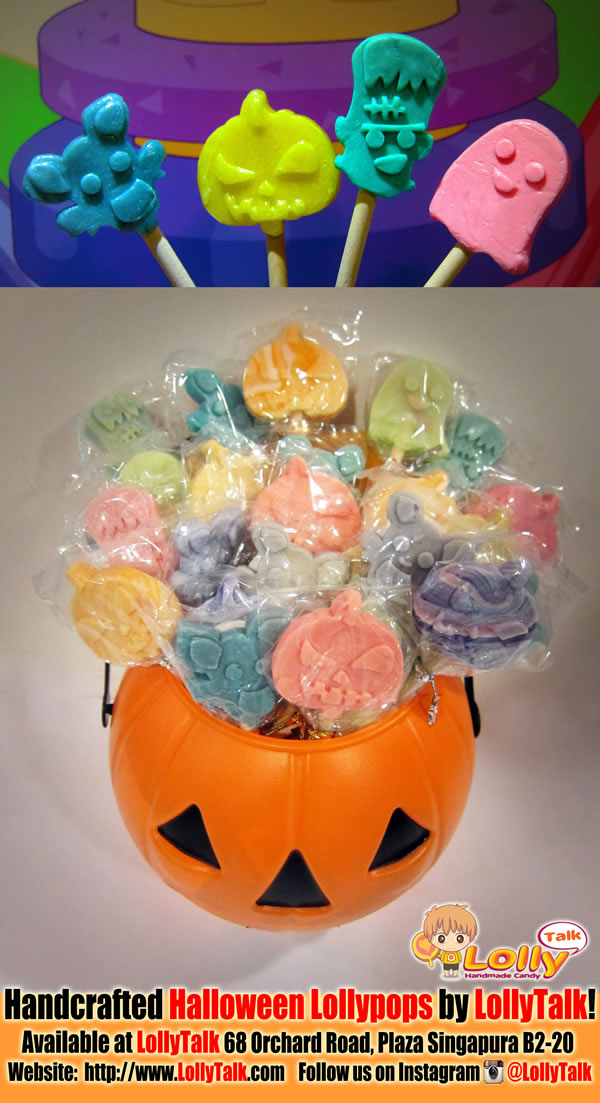 LollyTalk Halloween Pumpkin full of lollipops