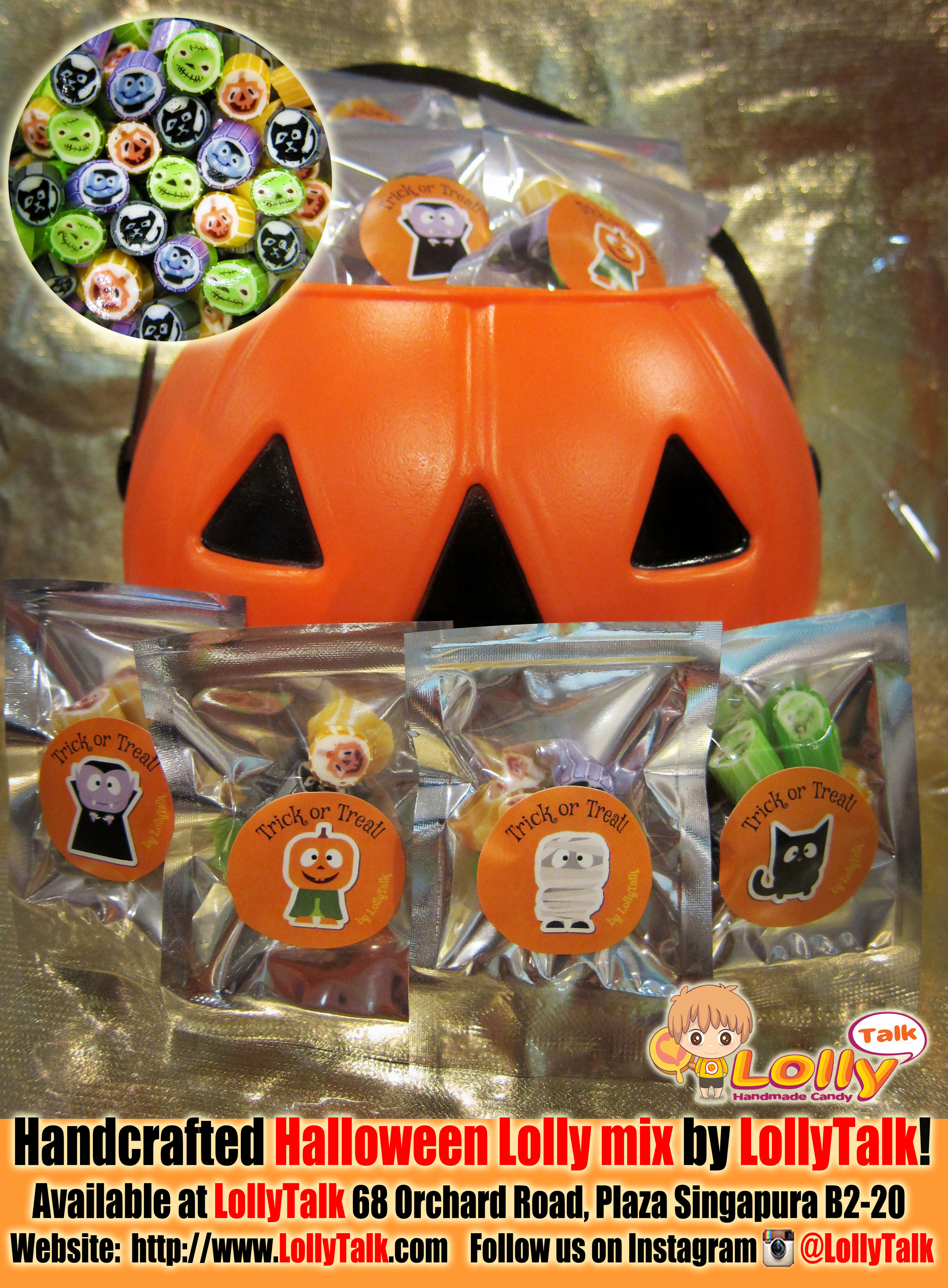 LollyTalk Halloween Pumpkin full of Super mini packs