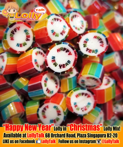 Christmas Happy New Year Candy