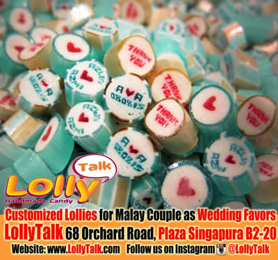 Wedding lollies for Malay Couple